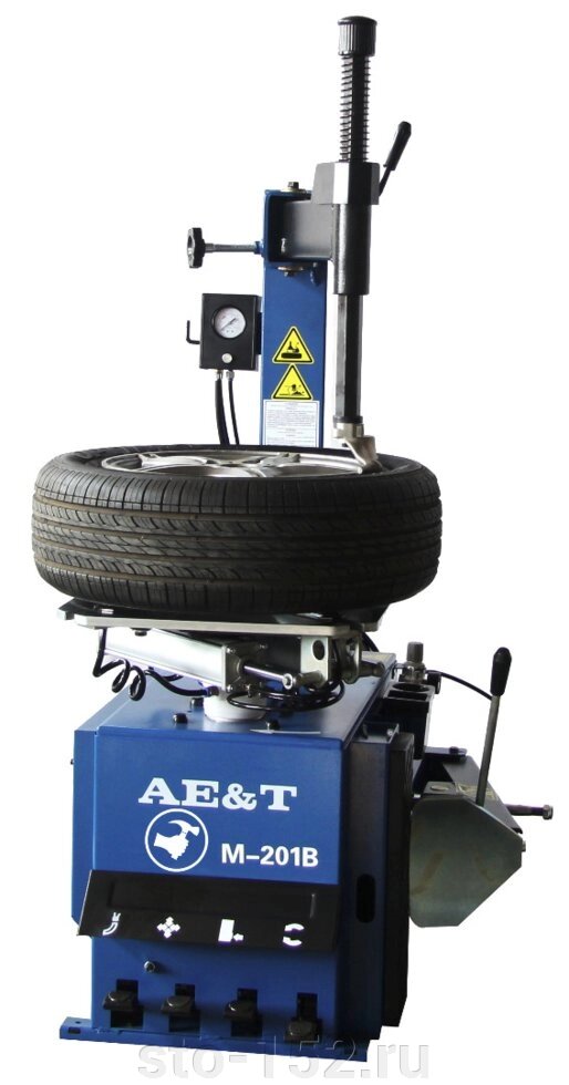 Шиномонтажный станок M-201B AE&T полуавтомат с наддувом от компании Дилер-НН - оборудование и инструмент для автосервиса и шиномонтажа - фото 1