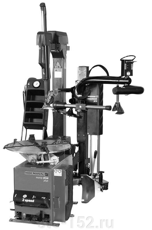 Шиномонтажный станок (стенд) автоматический Hofmann Monty 3550 PLUS. Цвет серый RAL 7040 от компании Дилер-НН - оборудование и инструмент для автосервиса и шиномонтажа - фото 1