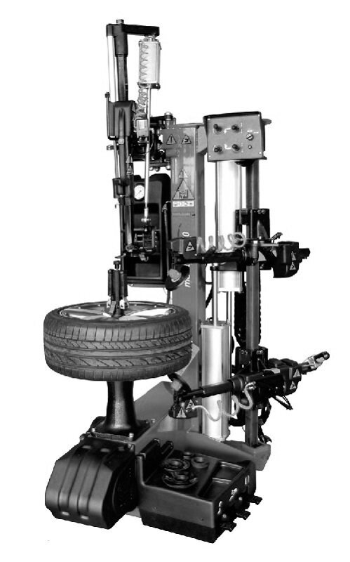 Шиномонтажный станок (стенд) автоматический Hofmann Monty 8600 Advanced. Цвет серый 7040 от компании Дилер-НН - оборудование и инструмент для автосервиса и шиномонтажа - фото 1