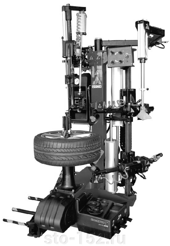 Шиномонтажный станок (стенд) автоматический Hofmann Monty 8600 PLATINUM. Цвет серый RAL 7040 от компании Дилер-НН - оборудование и инструмент для автосервиса и шиномонтажа - фото 1