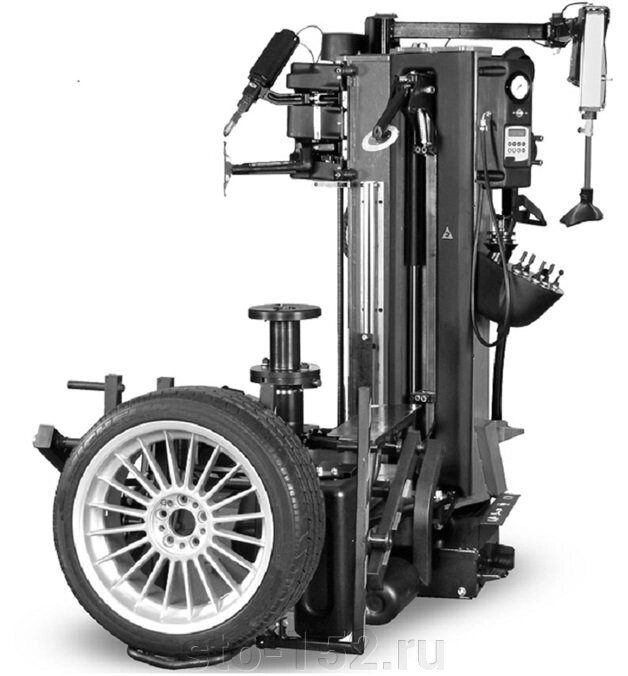 Шиномонтажный станок (стенд) автоматический Hofmann Monty Quadriga 1. Цвет серый RAL 7040 от компании Дилер-НН - оборудование и инструмент для автосервиса и шиномонтажа - фото 1