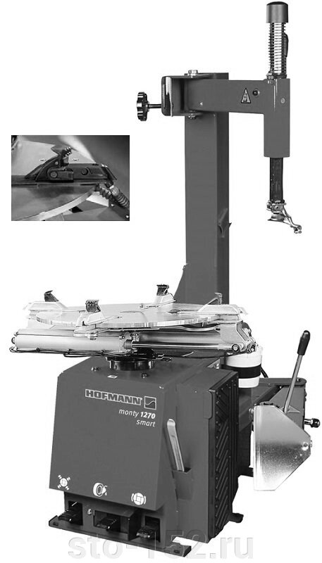 Шиномонтажный станок (стенд) полуавтоматический Hofmann 1270 Smart TT GP. Цвет серый RAL 7040 от компании Дилер-НН - оборудование и инструмент для автосервиса и шиномонтажа - фото 1