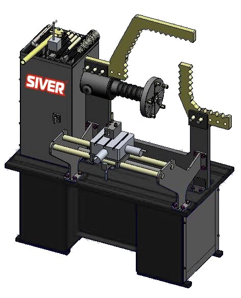 Станок для правки легкосплавных дисков Siver 54-00 от компании Дилер-НН - оборудование и инструмент для автосервиса и шиномонтажа - фото 1