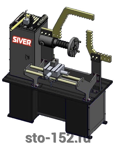 Станок для правки легкосплавных дисков Siver 54-00 от компании Дилер-НН - оборудование и инструмент для автосервиса и шиномонтажа - фото 1