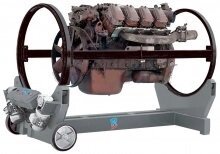 Стенд для разборки двигателя с редуктором для вращения, г/п 2000 кг., RAVAGLIOLI (Италия) R15 от компании Дилер-НН - оборудование и инструмент для автосервиса и шиномонтажа - фото 1