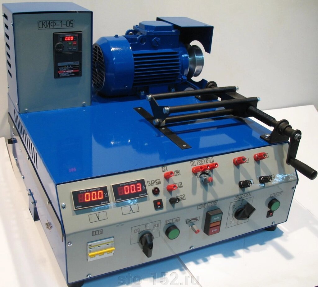 Стенд проверки генераторов и стартеров Скиф-1-05 от компании Дилер-НН - оборудование и инструмент для автосервиса и шиномонтажа - фото 1