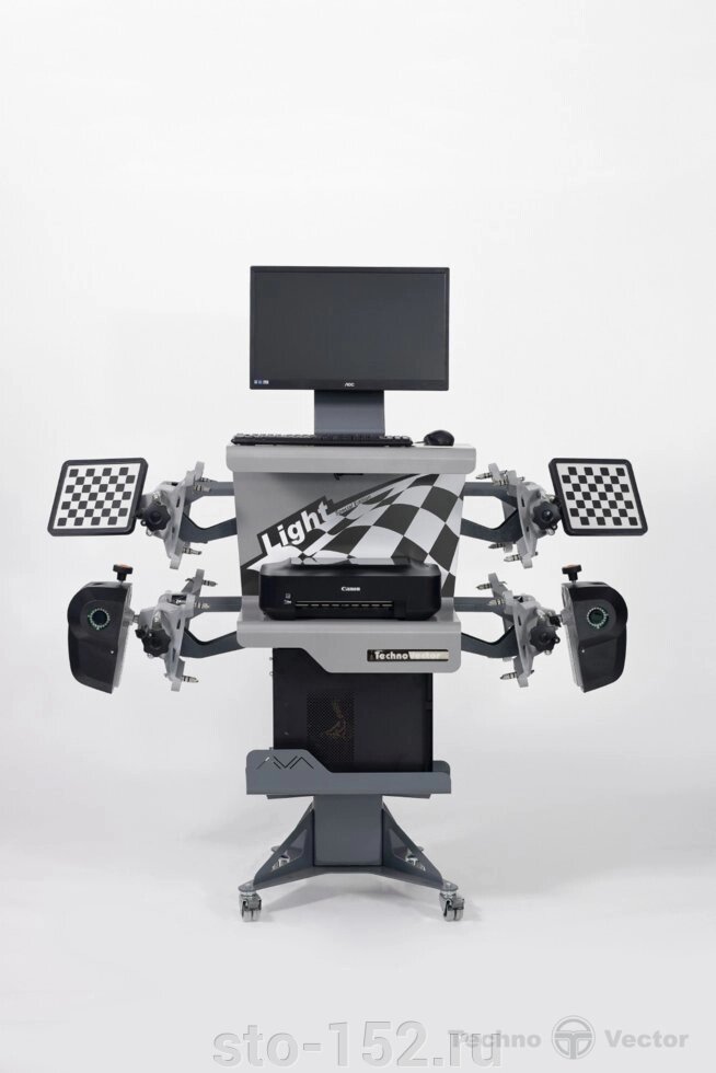 Стенд сход-развал 3D free motion Техно Вектор 6 6202 (Light серия) от компании Дилер-НН - оборудование и инструмент для автосервиса и шиномонтажа - фото 1