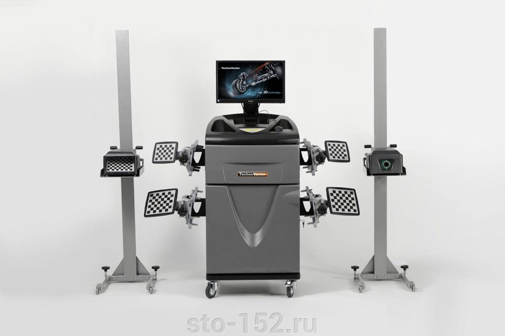 Стенд сход-развал 3D Техно Вектор 7 MC V 7202 MC (V серия) от компании Дилер-НН - оборудование и инструмент для автосервиса и шиномонтажа - фото 1