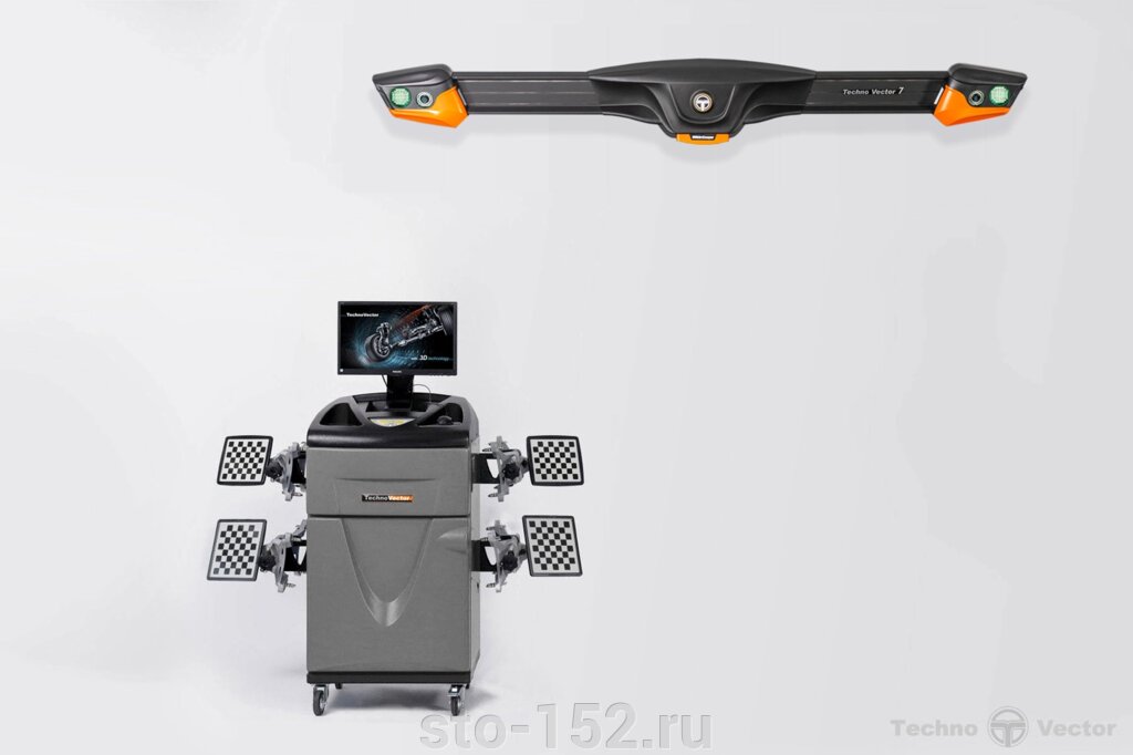 Стенд сход-развал 3D Техно Вектор 7 V 7202 K 5 A (V серия) от компании Дилер-НН - оборудование и инструмент для автосервиса и шиномонтажа - фото 1