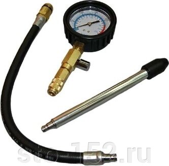 Стрелочный компрессометр Car-tool CT-1174 от компании Дилер-НН - оборудование и инструмент для автосервиса и шиномонтажа - фото 1