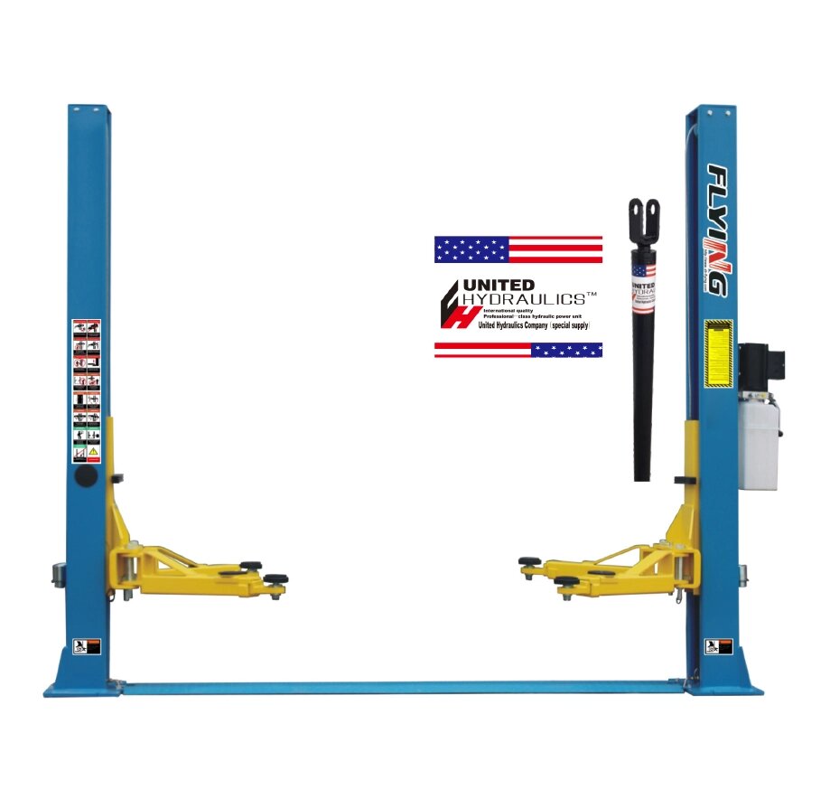 T4-A FLYING двухстоечный подъемник с нижней синхронизацией, 4 т. от компании Дилер-НН - оборудование и инструмент для автосервиса и шиномонтажа - фото 1