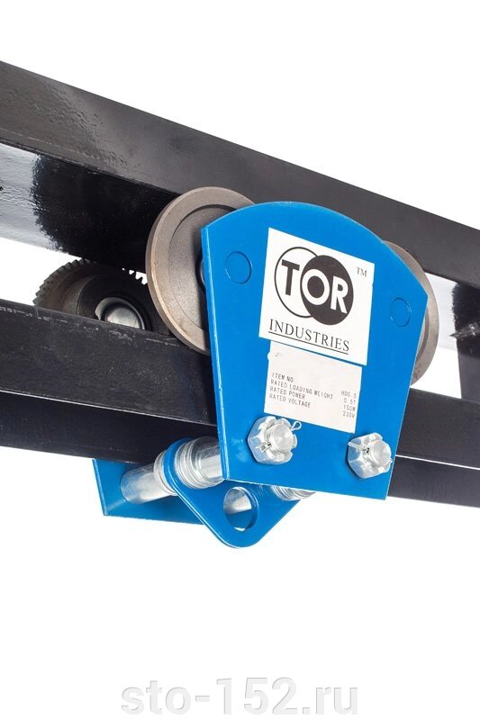 Тележка электрическая тип TOR HD 1,0 т от компании Дилер-НН - оборудование и инструмент для автосервиса и шиномонтажа - фото 1