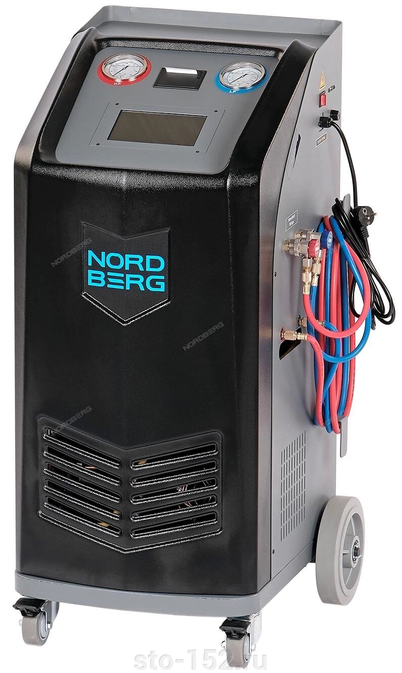 Установка автомат для заправки автомобильных кондиционеров NORDBERG NF16 от компании Дилер-НН - оборудование и инструмент для автосервиса и шиномонтажа - фото 1