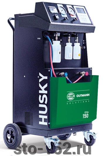 Установка для заправки автокондиционеров Gutmann HUSKY 150, автоматическая, R134a от компании Дилер-НН - оборудование и инструмент для автосервиса и шиномонтажа - фото 1