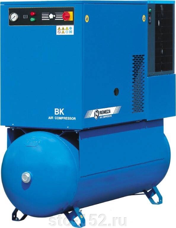 Винтовой компрессор Ремеза BK15E-10-500 1400 л/м, 10 бар, 500л.  BK15E-10-500 от компании Дилер-НН - оборудование и инструмент для автосервиса и шиномонтажа - фото 1