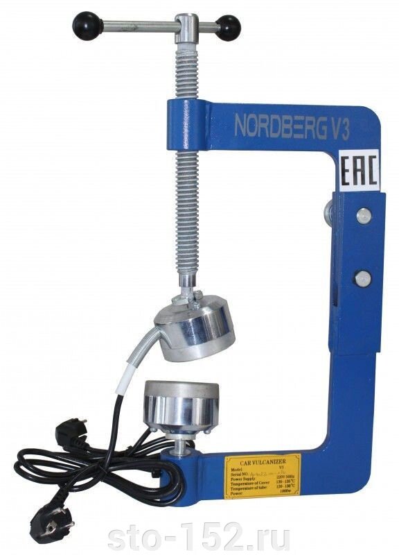 Вулканизатор (настольный) Nordberg V3 от компании Дилер-НН - оборудование и инструмент для автосервиса и шиномонтажа - фото 1