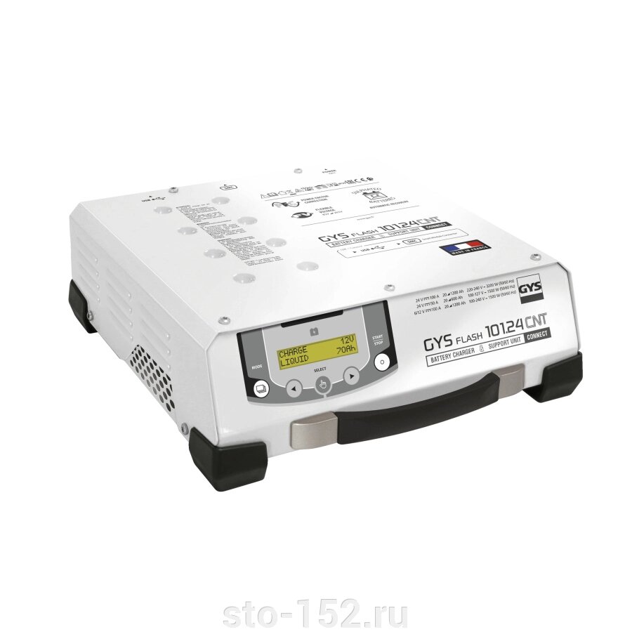 Зарядное устройство GYS Gysflash 101.24 CNT FV (025967) от компании Дилер-НН - оборудование и инструмент для автосервиса и шиномонтажа - фото 1