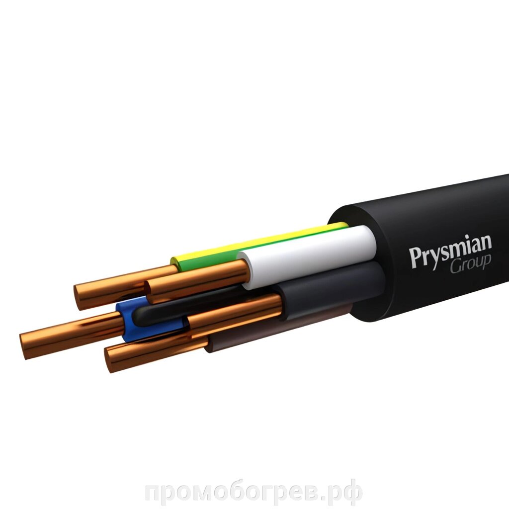 Кабель ВВГнг (А)-LS 5х6 ОК (N PE) 0.66кВ (бухта) (м) РЭК-PRYSMIAN от компании ООО "А-Проект" - фото 1