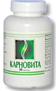 Карновита, Сильный антиоксидант с Карнозином, 30 капсул по 200 мг, Биотика-С