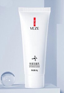 Пептидный гель для умывания с олигопептидом VEZE Anti-wrinkle, глубокоочищающий, Venzen, 60г