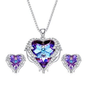 Комплект с кристаллами Swarovski "Крылья ангела" Virtual Light