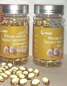 Мягкие капсулы Тасуан Fohow с чесночной эссенцией, Феникс, 120 капс
