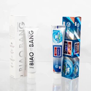 Зубная паста Biao Bang, 200г, бактерицидная от зубного камня, NEW в новом дизайне
