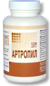 Артропил, источник коллагена, против артрозов и артритов, 120 капсул по 370 мг, Биотика-С
