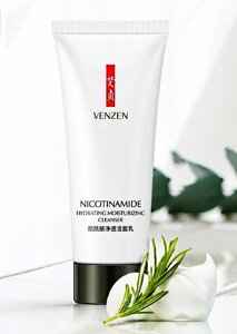 Очищающий, увлажняющий гель для умывания с ниацинамидом Venzen Nicotinamide Cleanser, 60г