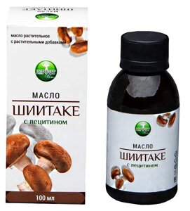 Масло гриба Шиитаке с лецитином, 100 мл., пищевое растительное, Алфит Плюс