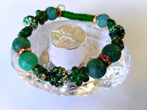 Браслет Shamballa "Летние мотивы" Green
