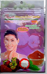 Маска-пудра пилинг для лица с экстрактом кожуры мангостина, 20 гр., ISME, Тайланд