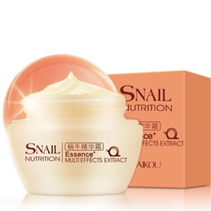 Крем для лица с муцином улитки Snail, Essence multi effects extract, Laikou, 50г
