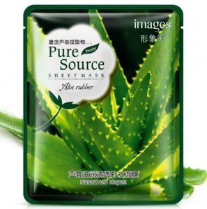 Маска для лица с Алоэ ALOE VERA, IMAGES, увлажняющая и разглаживающая, 40г