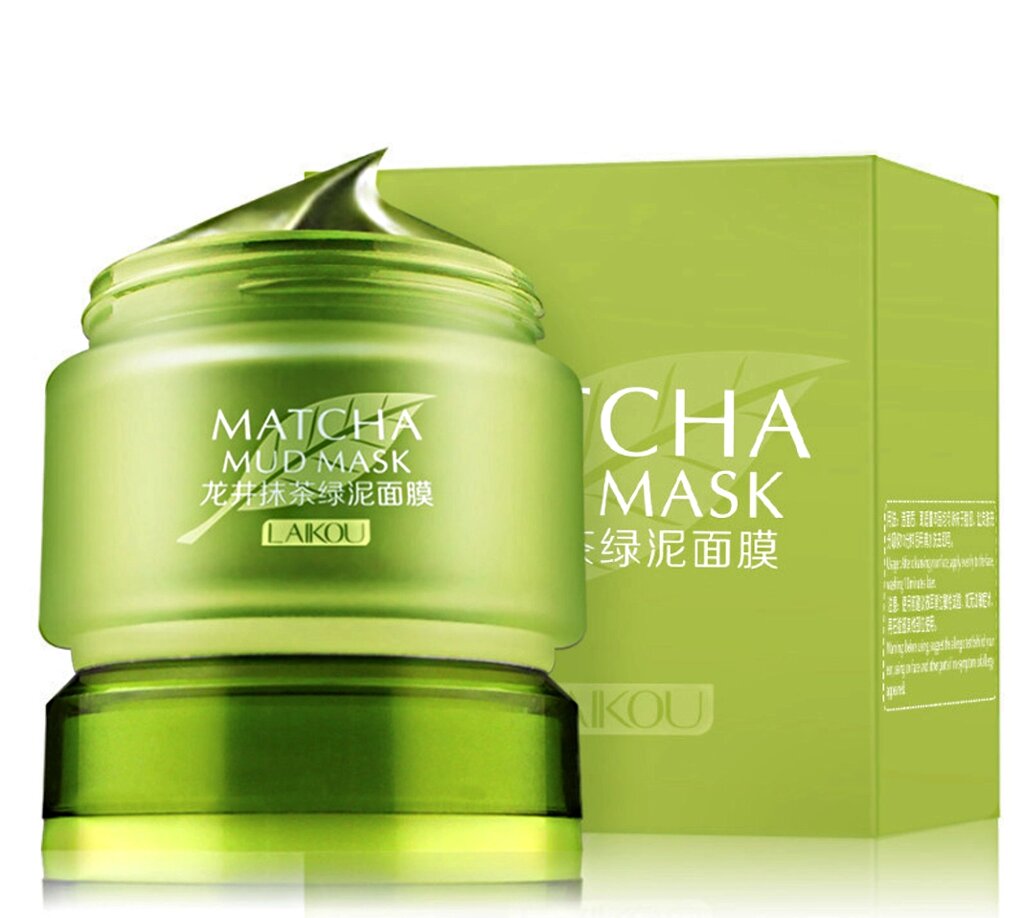 Очищающая грязевая маска с Чаем Матча Matcha Mud mask LAIKOU, 85г - Санкт-Петербург