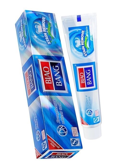 Зубная паста Biao Bang, 200г, бактерицидная от зубного камня от компании Интернет-Магазин "Максимум" - фото 1