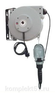 APAC 1731. E1 Лампа осветительная 60 Вт, 220 В., с катушкой 15 м. от компании Cпецкомплект - оборудование для автосервиса и шиномонтажа в Мурманске - фото 1