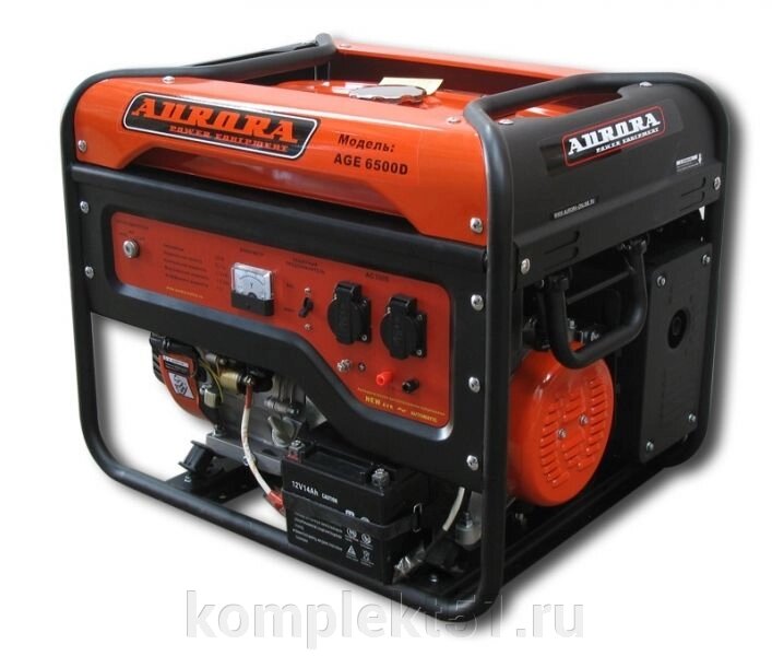 Бензиновый генератор Aurora AGE 6500 D от компании Cпецкомплект - оборудование для автосервиса и шиномонтажа в Мурманске - фото 1