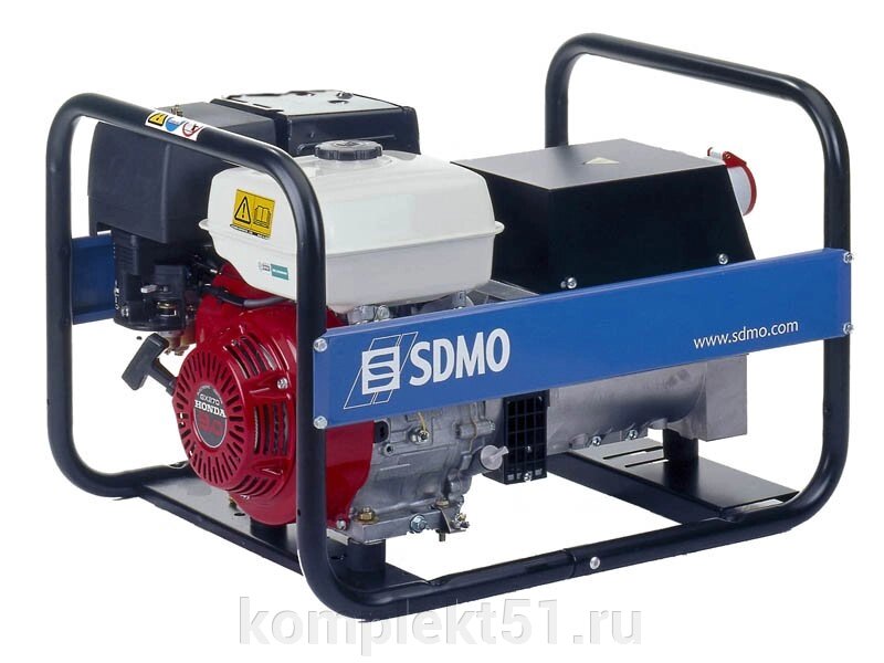 Бензиновый генератор SDMO HX 5000T от компании Cпецкомплект - оборудование для автосервиса и шиномонтажа в Мурманске - фото 1