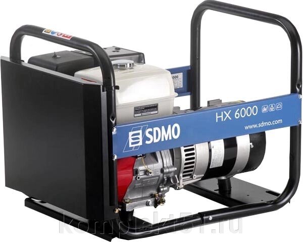Бензиновый генератор SDMO HX 6000 от компании Cпецкомплект - оборудование для автосервиса и шиномонтажа в Мурманске - фото 1
