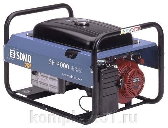 Бензиновый генератор SDMO SH 4000 от компании Cпецкомплект - оборудование для автосервиса и шиномонтажа в Мурманске - фото 1