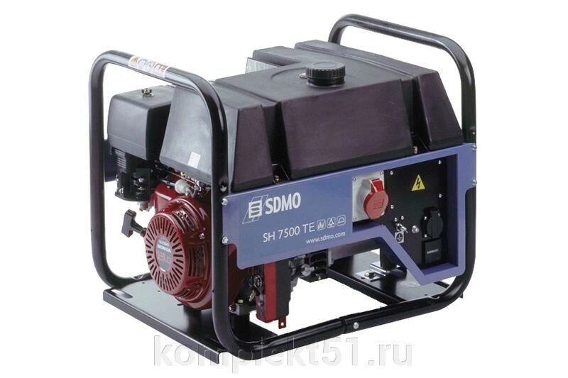 Бензиновый генератор SDMO SH 7500 TE от компании Cпецкомплект - оборудование для автосервиса и шиномонтажа в Мурманске - фото 1