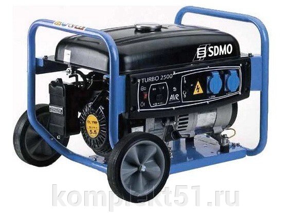 Бензиновый генератор SDMO Turbo 2500 от компании Cпецкомплект - оборудование для автосервиса и шиномонтажа в Мурманске - фото 1