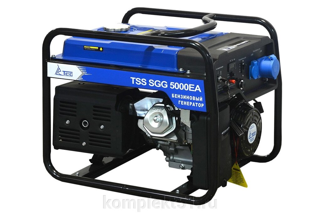 Бензогенератор TSS SGG 5000 EA от компании Cпецкомплект - оборудование для автосервиса и шиномонтажа в Мурманске - фото 1
