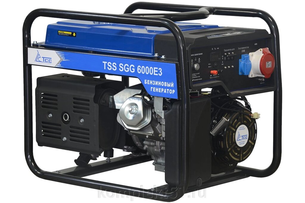 Бензогенератор TSS SGG 6000 E3 от компании Cпецкомплект - оборудование для автосервиса и шиномонтажа в Мурманске - фото 1