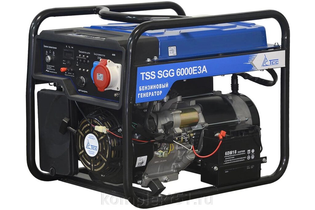 Бензогенератор TSS SGG 6000 E3A от компании Cпецкомплект - оборудование для автосервиса и шиномонтажа в Мурманске - фото 1