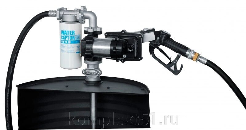 Бочковой комплект для бензина DRUM EX50 230/50-60 ATEX от компании Cпецкомплект - оборудование для автосервиса и шиномонтажа в Мурманске - фото 1