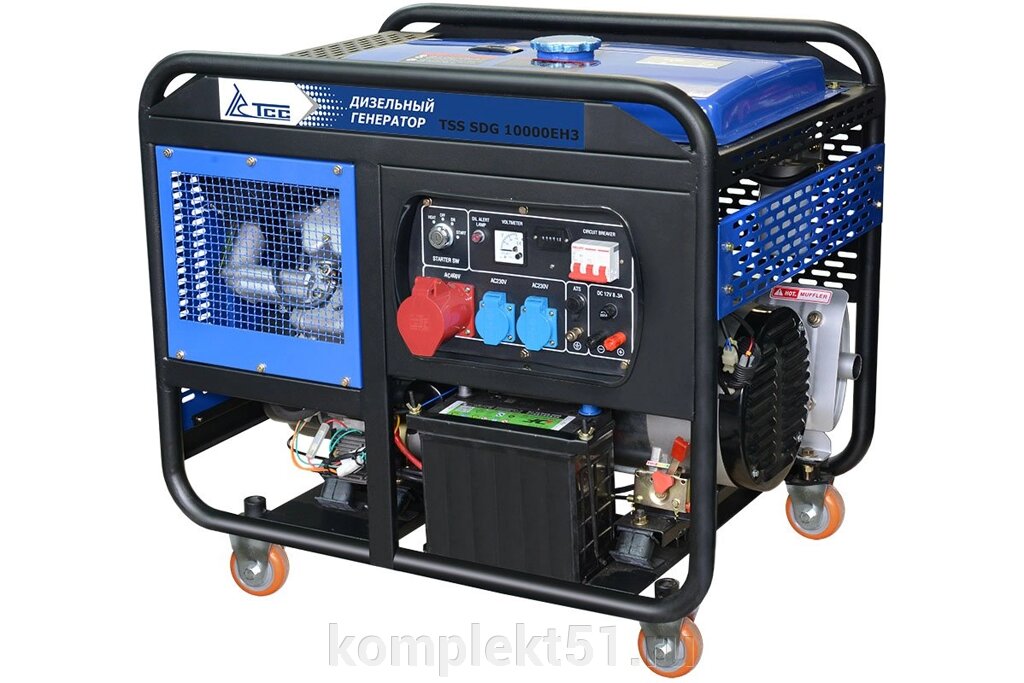 Дизель генератор TSS SDG 10000EH3 от компании Cпецкомплект - оборудование для автосервиса и шиномонтажа в Мурманске - фото 1