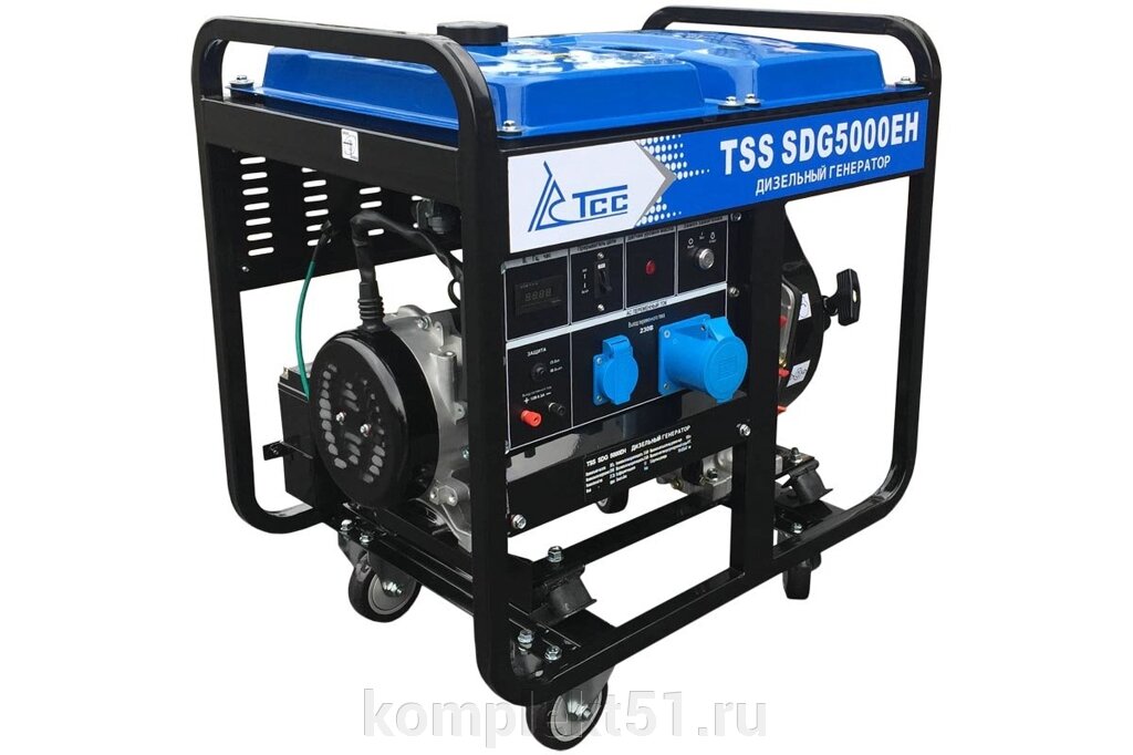 Дизель генератор TSS SDG 5000EH от компании Cпецкомплект - оборудование для автосервиса и шиномонтажа в Мурманске - фото 1