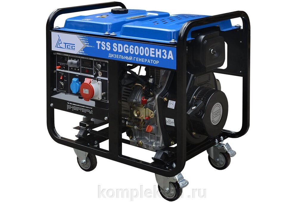 Дизель генератор TSS SDG 6000EH3A от компании Cпецкомплект - оборудование для автосервиса и шиномонтажа в Мурманске - фото 1